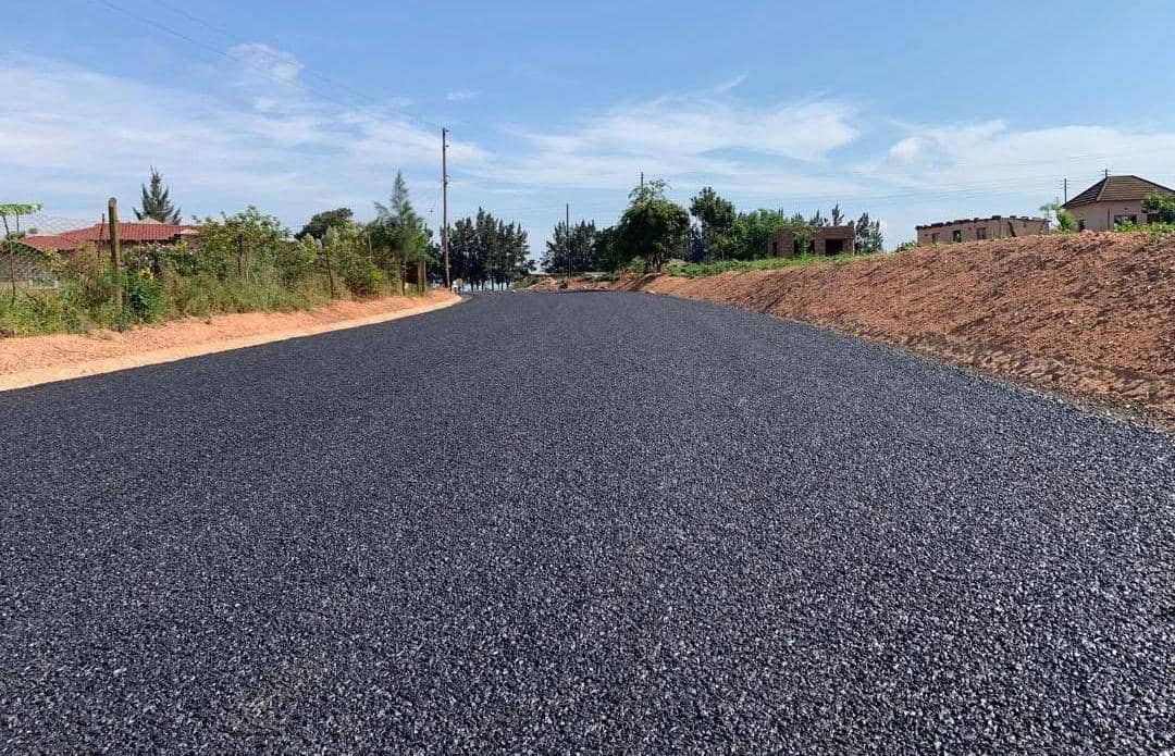 Residential road paving project